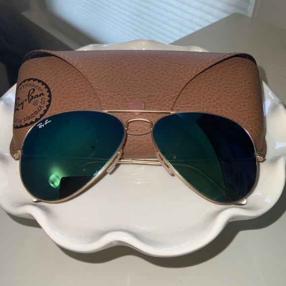 Ray-Ban Aviator Flash Lenses Sunglasses - Picture 9 of 10